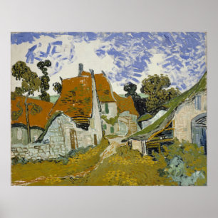 Affiche Van Gogh - Street In Auvers-Sur-Oise
