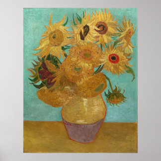 Affiche Van Gogh - Sunflowers