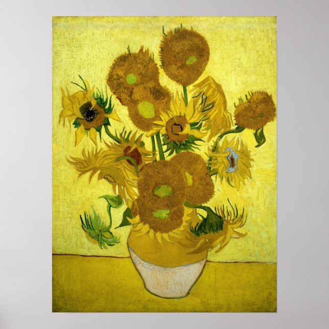 Affiche Van Gogh - Sunflowers (Devant)