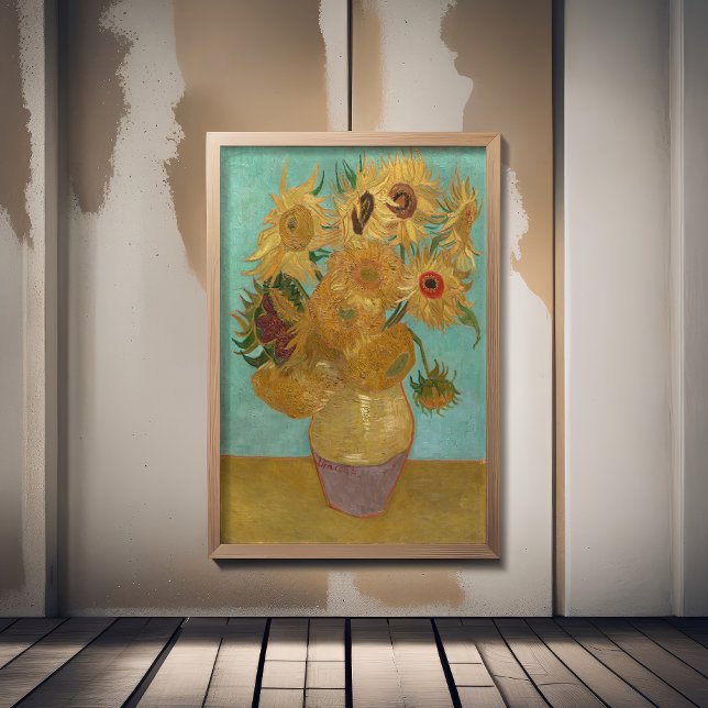 Affiche Van Gogh - Sunflowers, 3ème version, répétition (Créateur téléchargé)