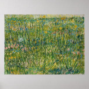 Affiche Van Gogh - Tapis d'Herbe