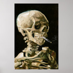Affiche Van Gogh - Tête de squelette
