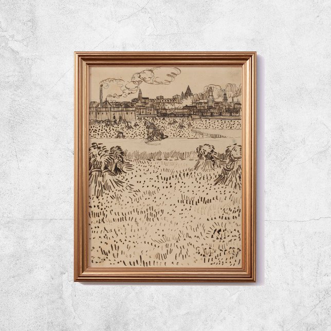 Affiche Van Gogh The Harvest Sketches (Van Gogh The Harvest Sketches Poster
)