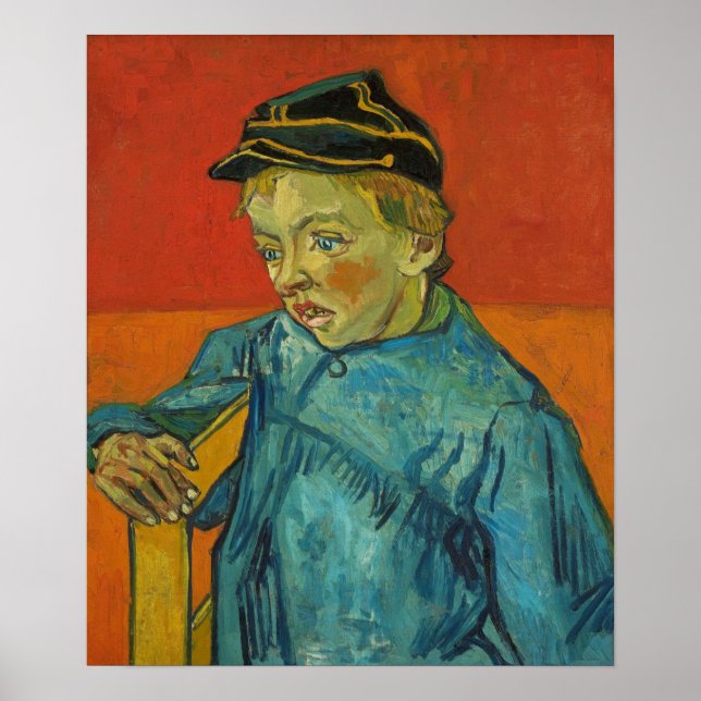 Affiche Van Gogh - The Schoolboy (Camille Roulin) 1888 (Devant)