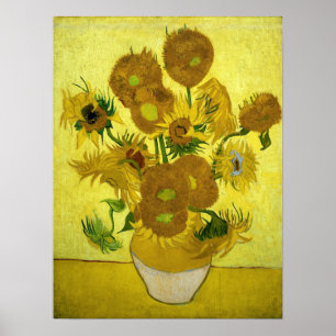 Affiche Van Gogh - Tournesols