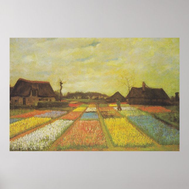 Affiche Van Gogh Tulip Champs Imprimer (Devant)