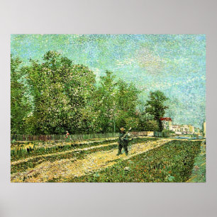 Affiche Van Gogh - Un homme avec pique...
