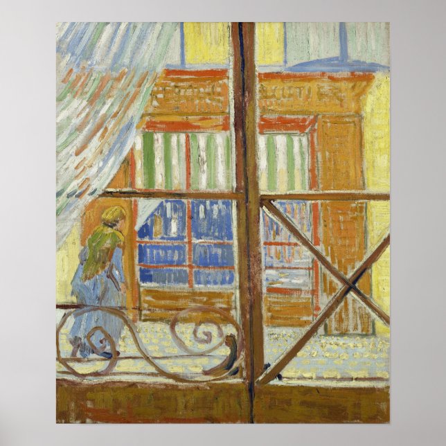 Affiche Van Gogh - Vue d'une Boucherie (Devant)