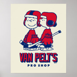 Affiche Van Pelt's Hockey Club Pro Motif