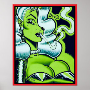 Affiche Vana DeVinyl™/Dame dangereuse