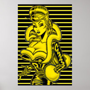Affiche Vana DeVinyl™/Futur Noir