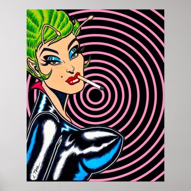 Affiche Vana DeVinyl™/Tourbillon Cosmique (Devant)