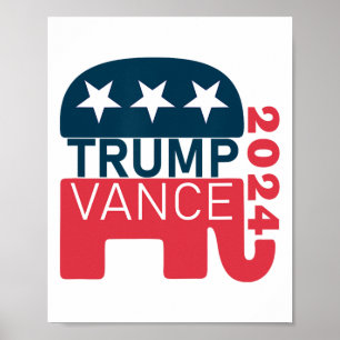 Affiche Vance 2024 Président Vote Usa Election Maga