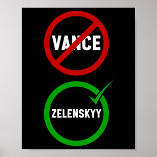 Affiche Vance Trump contre Zelenskyy Maison Blanche Réunio