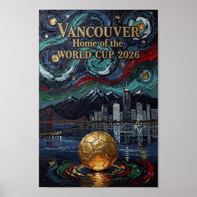 Affiche Vancouver elegant art wall for your home (Devant)