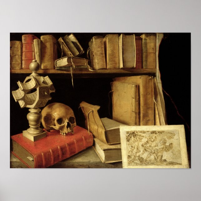 Affiche Vanitas avec cadran solaire, c.1626-40 (Devant)