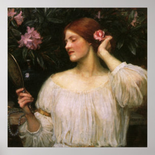 Affiche Vanité par le château d'eau, portrait victorien