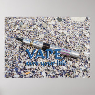 Affiche Vape et sauve ta vie