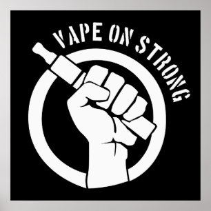 Affiche Vape sur fort