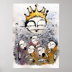 Affiche vapeur de conversation