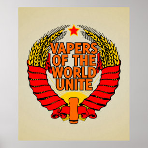 Affiche Vapeurs de l'unité mondiale
