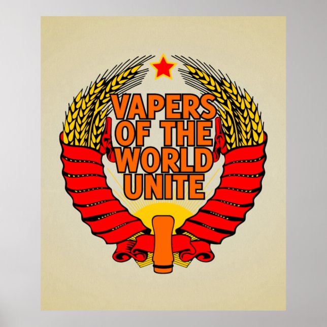 Affiche Vapeurs de l'unité mondiale (Devant)