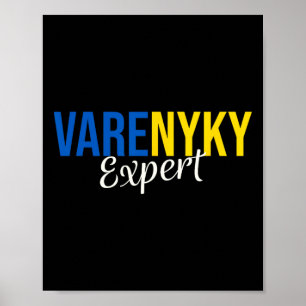 Affiche Varenyky Support Expert Ukraine Drapeau Amour Ukra