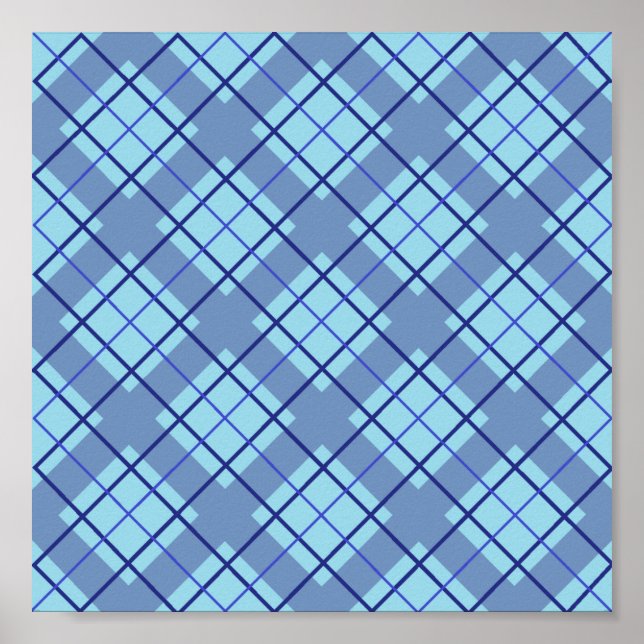 Affiche Variation bleue Plaid (Devant)