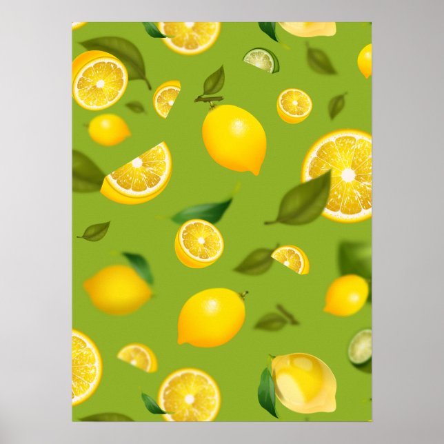 Affiche Variété de citron 8 (Devant)