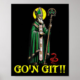 Affiche Vas-y, deviens drôle Saint-Patrick Shamrock St Pat