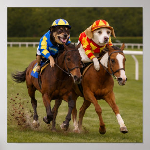 Affiche "Vas-y gallop"