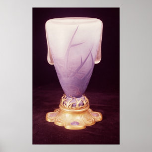 Affiche Vase à Favrile avec la base de chrysocale