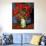 Affiche Vase avec des pavots rouges par Vincent van Gogh<br><div class="desc">Vase with Red Poppies de Vincent van Gogh est un post impressionnisme d'art vintage encore vie fleuri peinture nature. Un beau bouquet de fleurs de pavot rouge fleuri du jardin dans un vase. Cette Saint-Valentin vous dit Je t'aime avec des fleurs qui vont dernier une vie. À propos de l'artiste...</div>