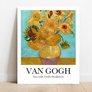 Affiche Vase avec douze tournesols par Vincent van Gogh