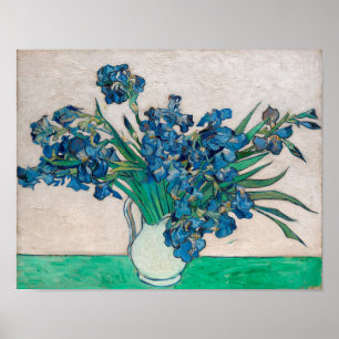 Affiche Vase avec Irises, Van Gogh