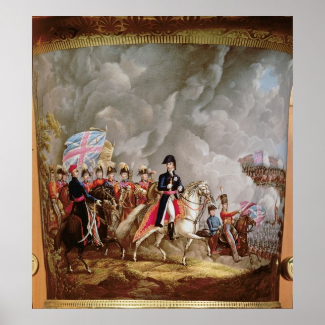 Affiche Vase avec représentation de Wellington (Devant)