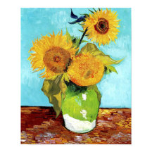 Vase avec trois tournesols (1888) Vincent Van Gogh