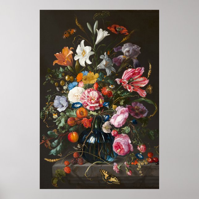 Affiche Vase de fleurs de Jan Davidsz de Heem 2 (Devant)