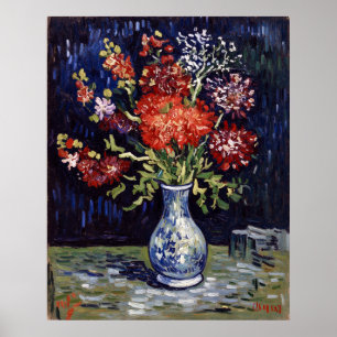 Affiche Vase de fleurs de Van Gogh