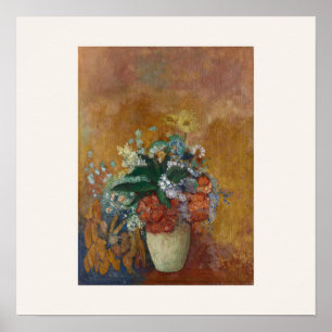 Affiche Vase de fleurs par Odilon Redon - Art floral