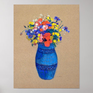 Affiche Vase de fleurs, Redon