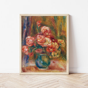 Affiche Vase de Rose   Renoir