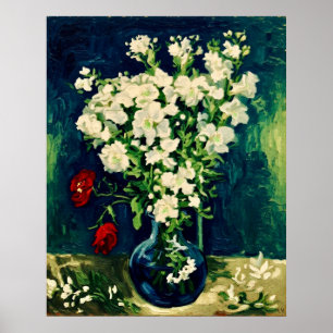 Affiche Vase de Van Gogh avec Viscaria