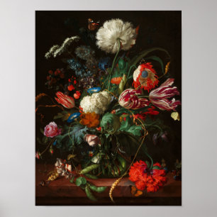 Affiche Vase des fleurs, 1660 par Jan Davidsz de Heem
