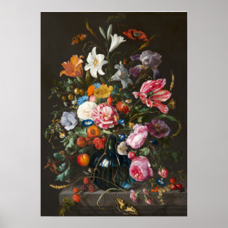 Affiche Vase des fleurs de Jan Davidsz de Heem.