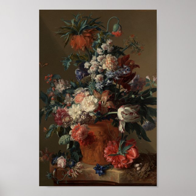 Affiche Vase des fleurs Peinture classique (Devant)