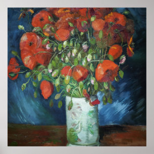 Affiche Vase par Red Poppies Vincent van Gogh