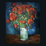 Affiche Vase with Poppies 1886 par Vincent van Gogh<br><div class="desc">Vincent Willem Gotch (ˈvvvsch: ˈnnt ɱʋlv ɑˈDujulx) 30 March 1853 - 29 Y 1890) ce qu'a Dutch Post-impressionist painter who posthumously beone behumously one of the most famous and influential figures in the history of western art. in a decade, he created about 2, 100 artworks, including aroet 860 oil paintings,...</div>
