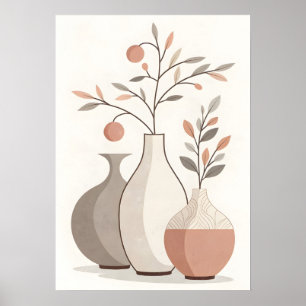 Affiche Vases Bohèmes & Botanique