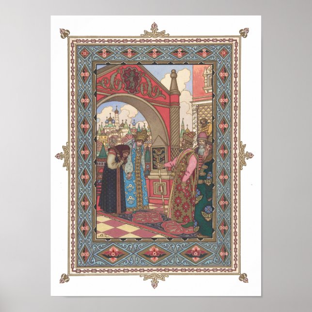 Affiche Vassilissa & Grand-mère devant le tsar (Devant)